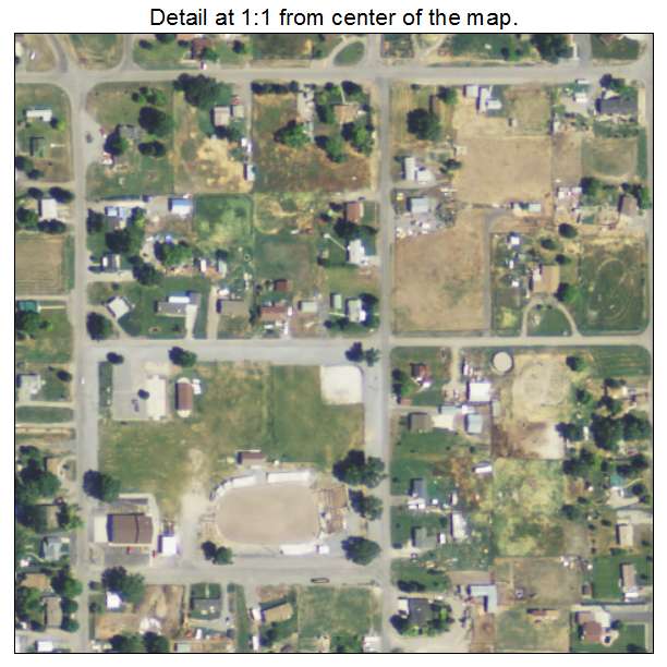 Plymouth, Utah aerial imagery detail