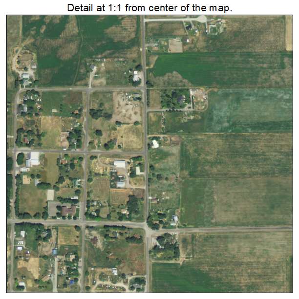 Portage, Utah aerial imagery detail