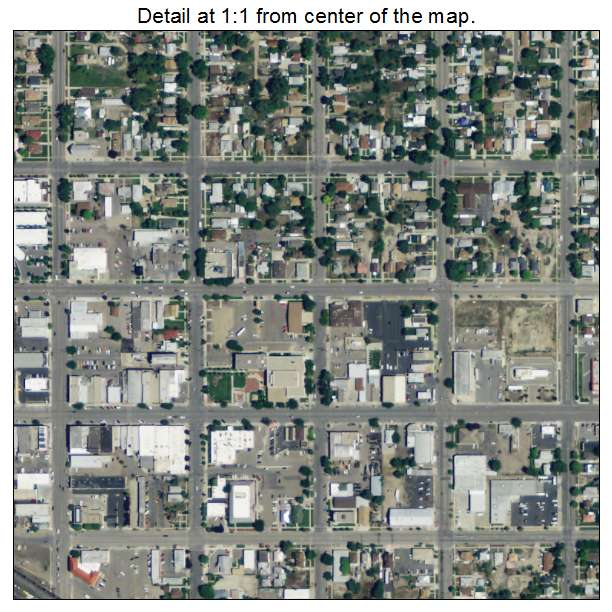Price, Utah aerial imagery detail