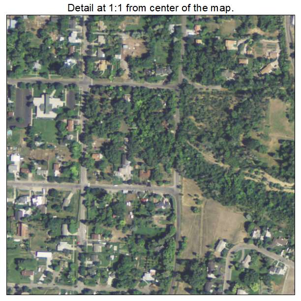 Providence, Utah aerial imagery detail