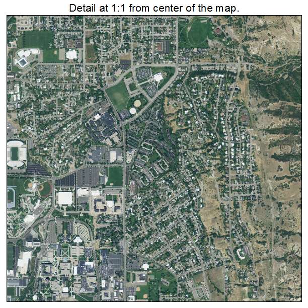 Provo, Utah aerial imagery detail
