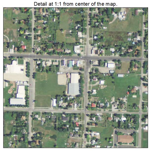 Richmond, Utah aerial imagery detail