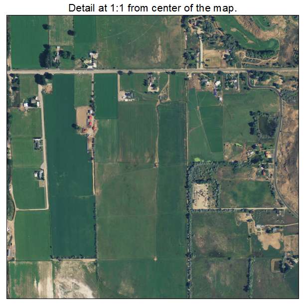 Roosevelt, Utah aerial imagery detail
