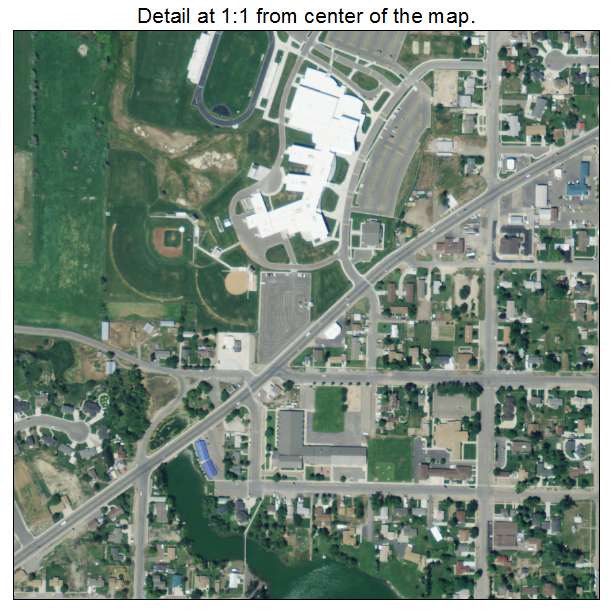 Salem, Utah aerial imagery detail