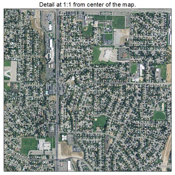 Sandy, Utah aerial imagery detail
