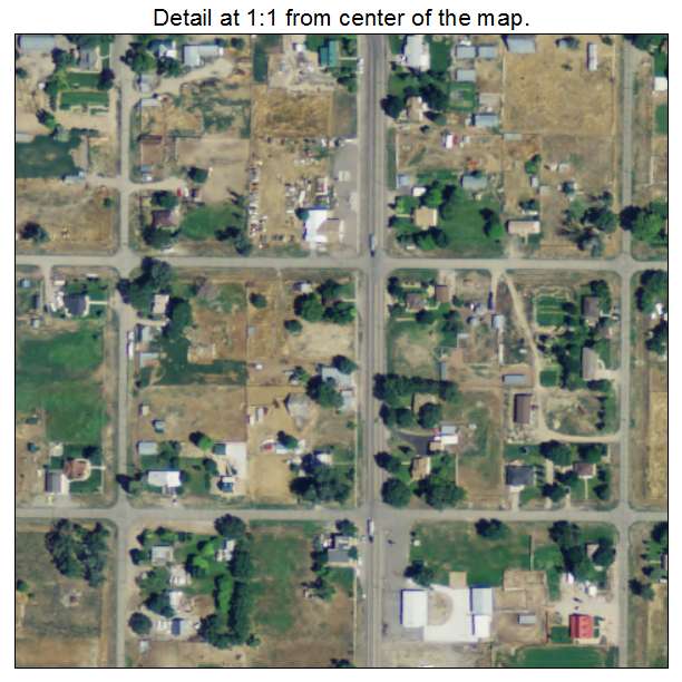 Scipio, Utah aerial imagery detail
