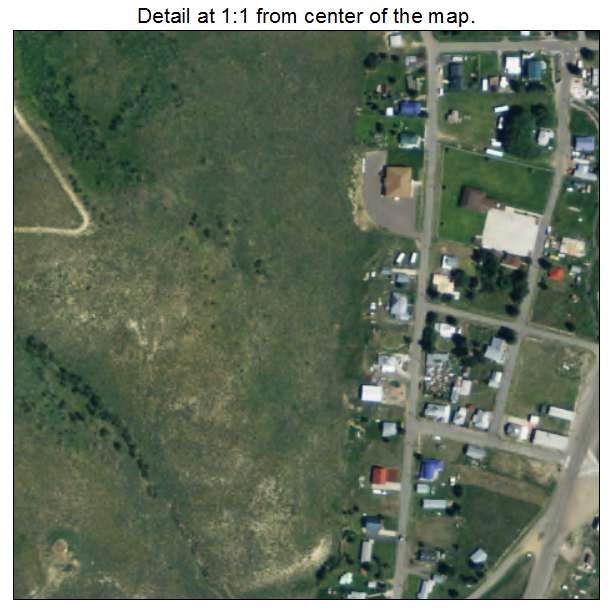 Scofield, Utah aerial imagery detail