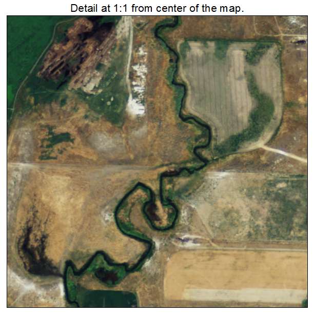 Snowville, Utah aerial imagery detail
