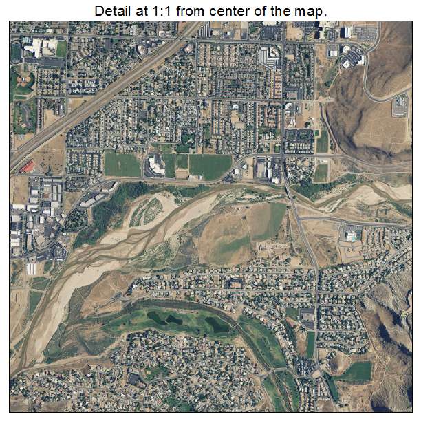 St George, Utah aerial imagery detail
