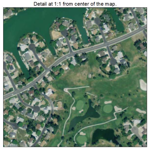 Stansbury Park, Utah aerial imagery detail