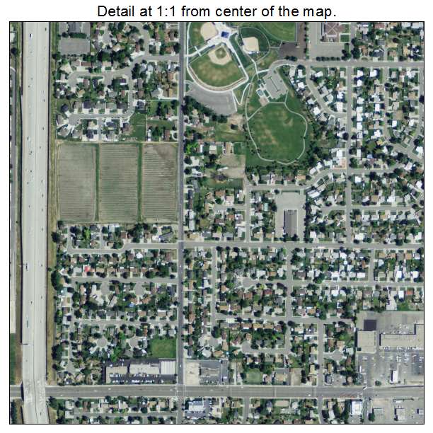 Taylorsville, Utah aerial imagery detail
