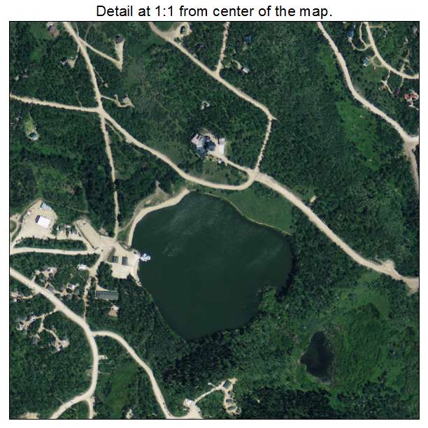 Timber Lakes, Utah aerial imagery detail