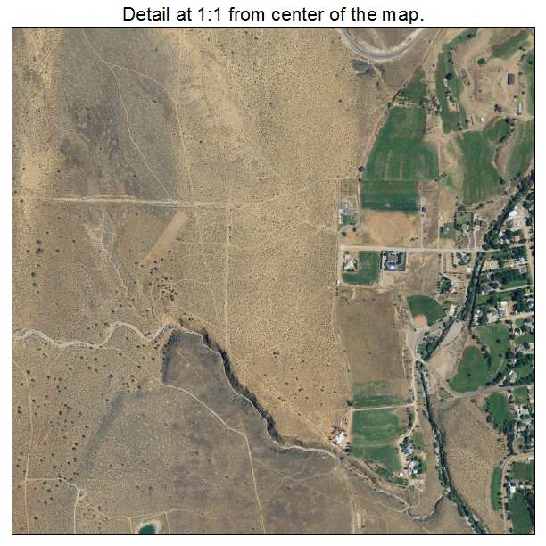 Toquerville, Utah aerial imagery detail
