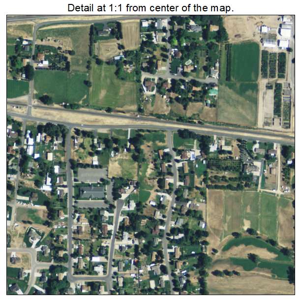 Uintah, Utah aerial imagery detail