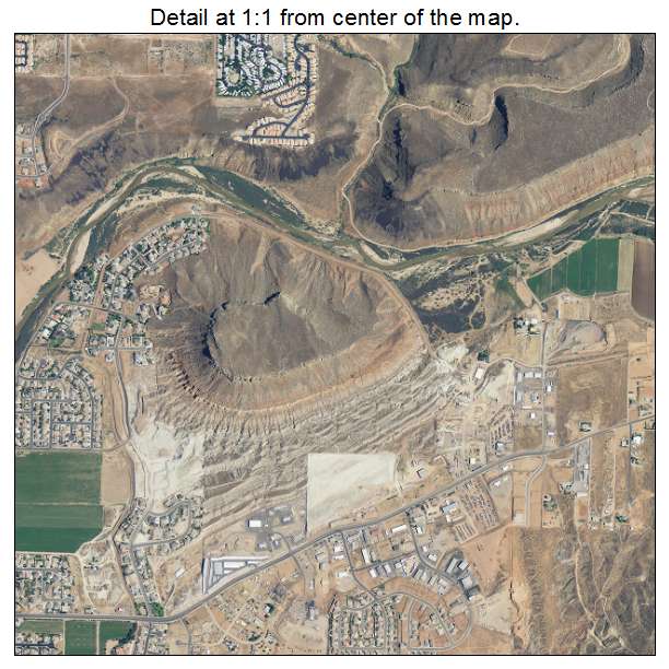 Washington, Utah aerial imagery detail