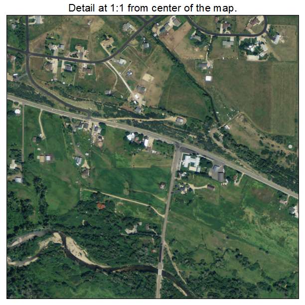 Woodland, Utah aerial imagery detail