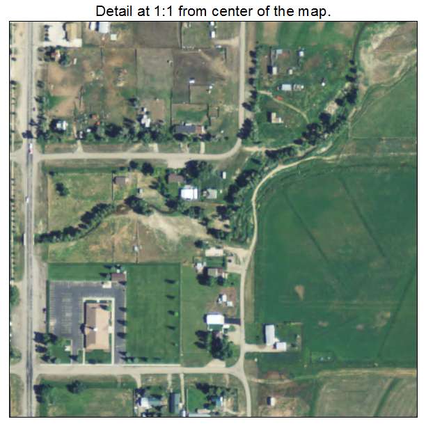 Woodruff, Utah aerial imagery detail