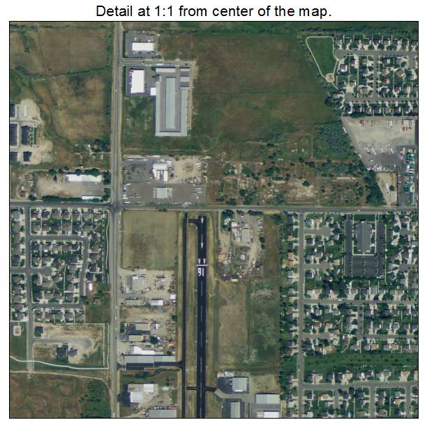 Woods Cross, Utah aerial imagery detail