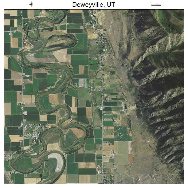 Deweyville, UT air photo map