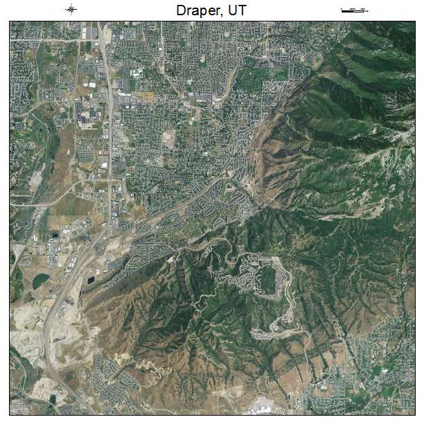 Draper, UT air photo map