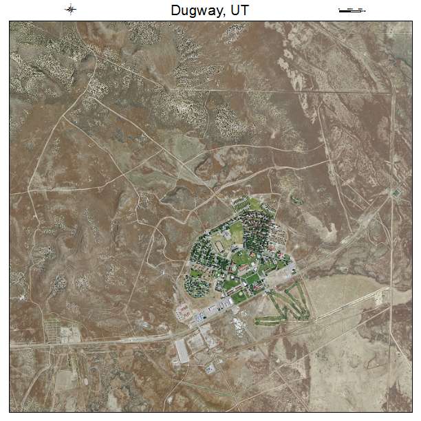Dugway, UT air photo map