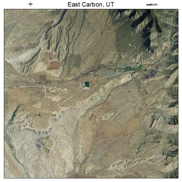 East Carbon, UT air photo map