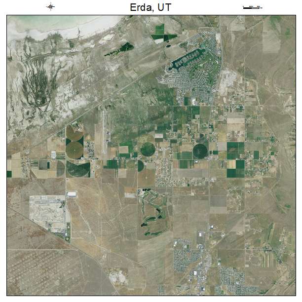 Erda, UT air photo map