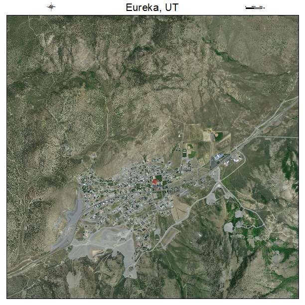 Eureka, UT air photo map