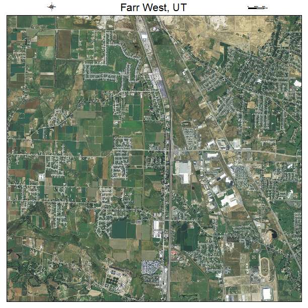 Farr West, UT air photo map