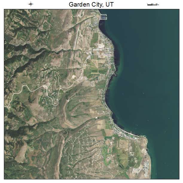 Garden City, UT air photo map