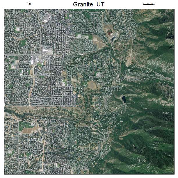 Granite, UT air photo map