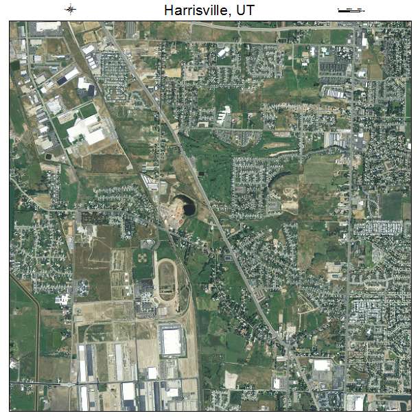 Harrisville, UT air photo map