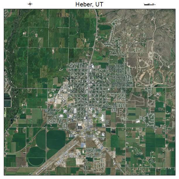 Heber, UT air photo map