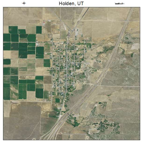 Holden, UT air photo map