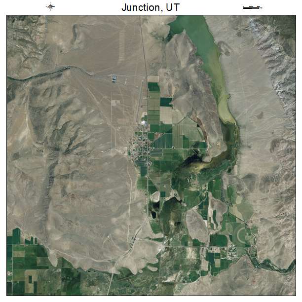 Junction, UT air photo map