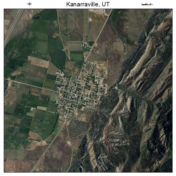 Kanarraville, UT air photo map
