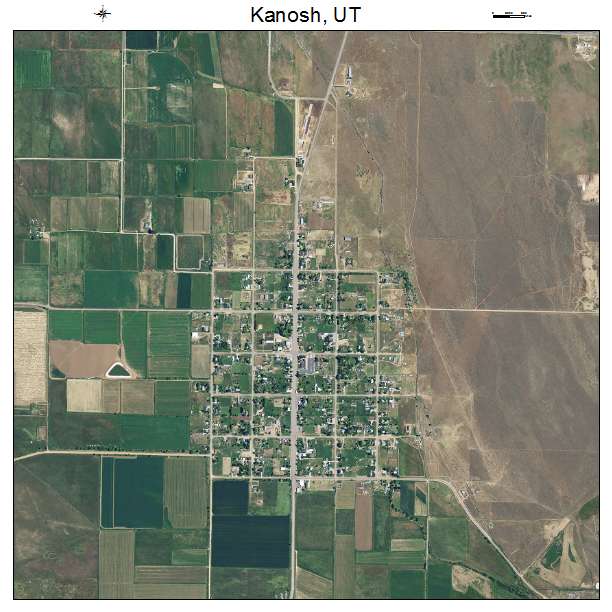 Kanosh, UT air photo map