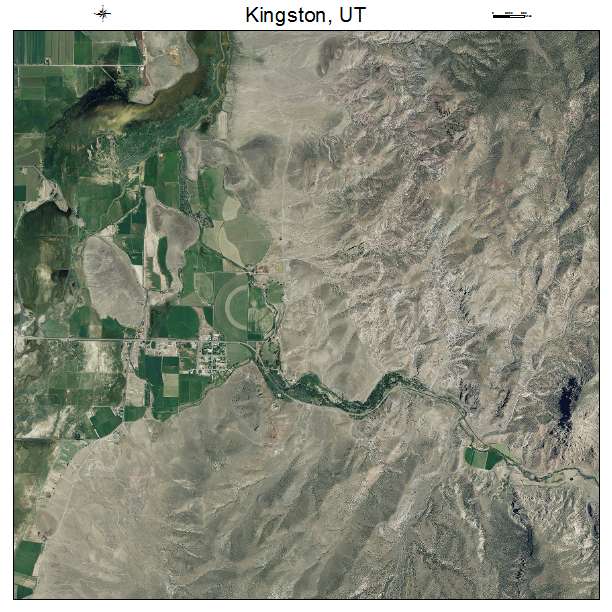 Kingston, UT air photo map