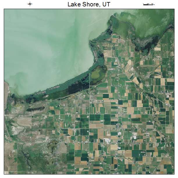 Lake Shore, UT air photo map