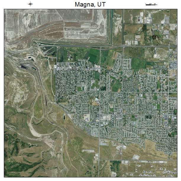 Magna, UT air photo map