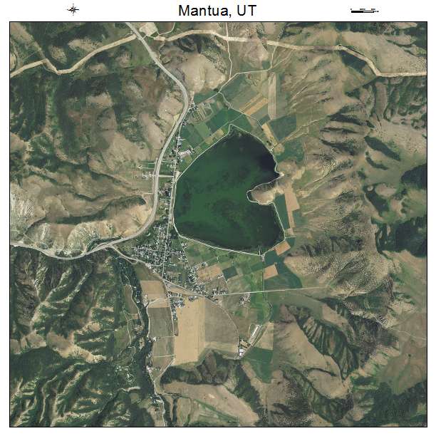 Mantua, UT air photo map
