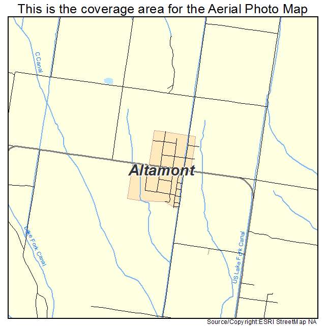 Altamont, UT location map 