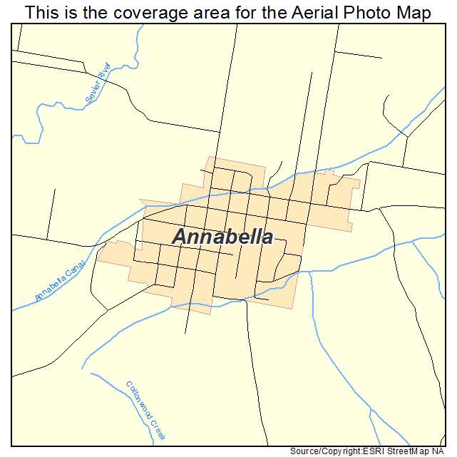 Annabella, UT location map 