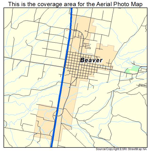 Beaver, UT location map 