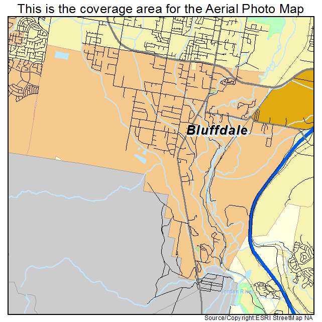 Bluffdale, UT location map 