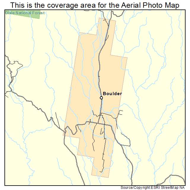 Boulder, UT location map 