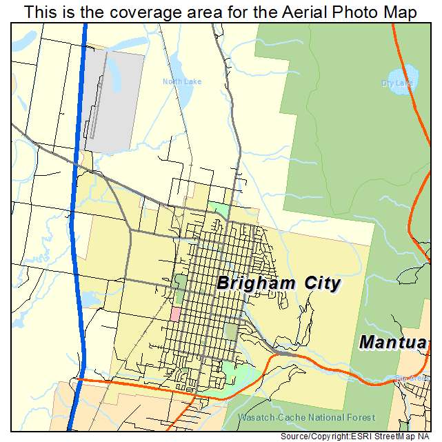 Brigham City, UT location map 