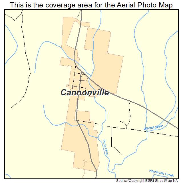 Cannonville, UT location map 