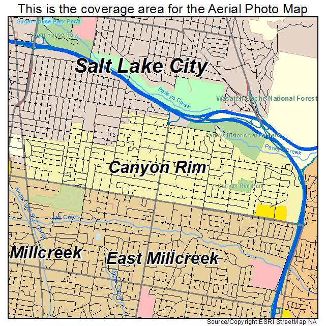 Canyon Rim, UT location map 