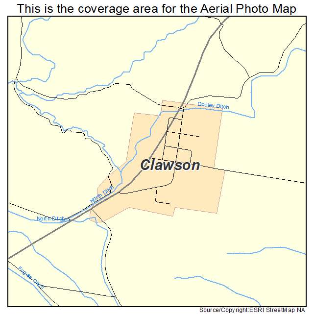 Clawson, UT location map 